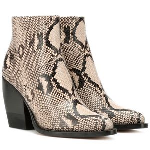 Chloe python Rylee booties